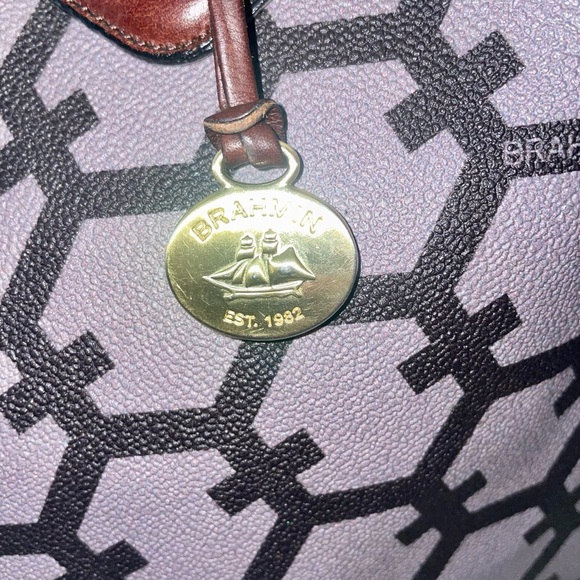 Brahmin Leather Tote Bag - Picture 2 of 6